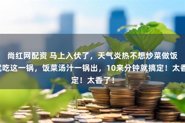 尚红网配资 马上入伏了，天气炎热不想炒菜做饭，就吃这一锅，饭菜汤汁一锅出，10来分钟就搞定！太香了！